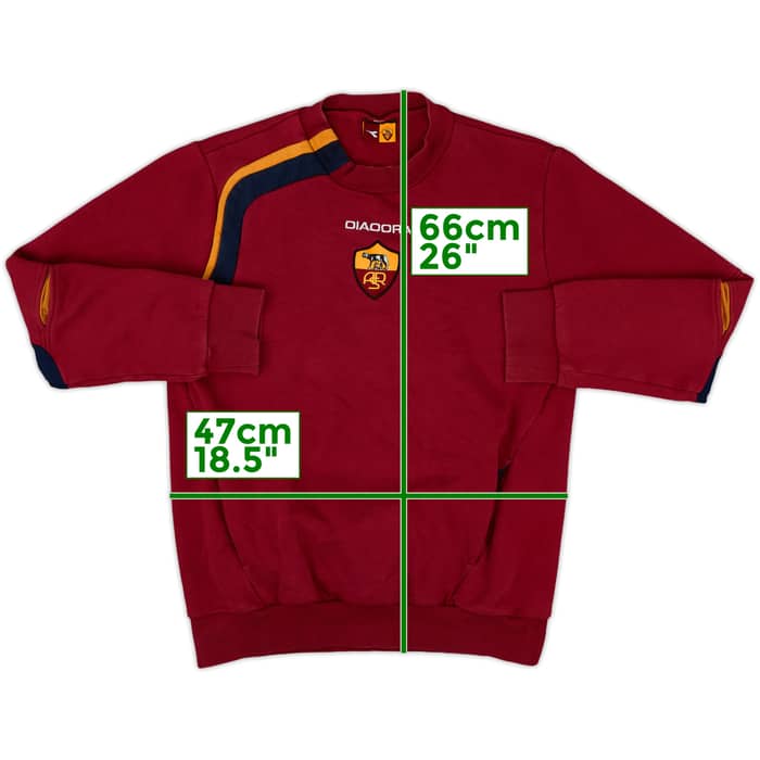 2005-06 Roma Diadora Sweat Top - 8/10 - (S)