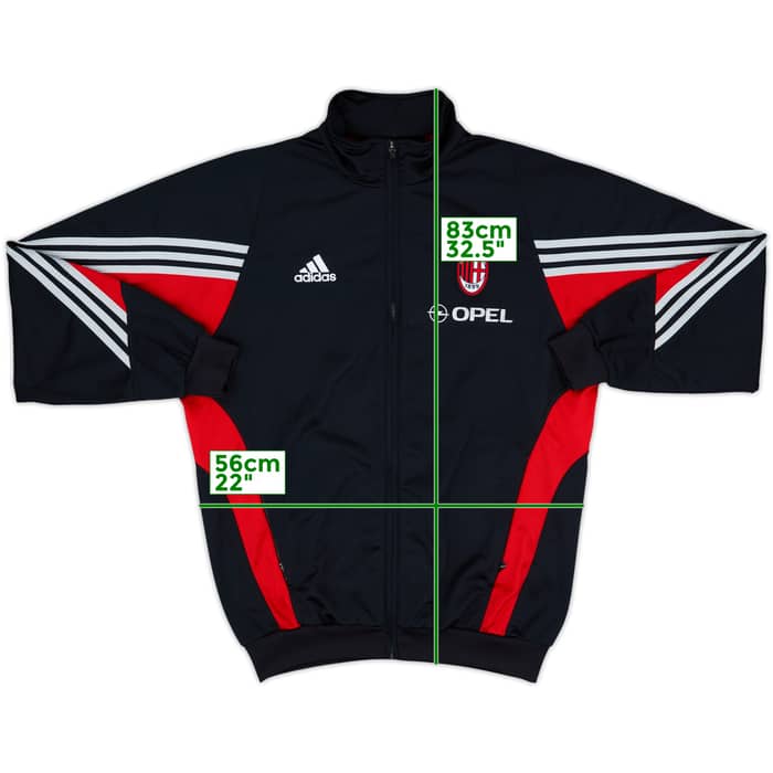 2003-04 AC Milan adidas Track Jacket - 7/10 - (L)