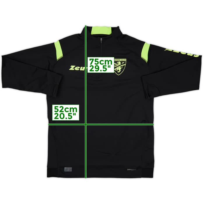 2018-19 Frosinone Zeus 1/4 Zip Drill Top - 6/10 - (L)