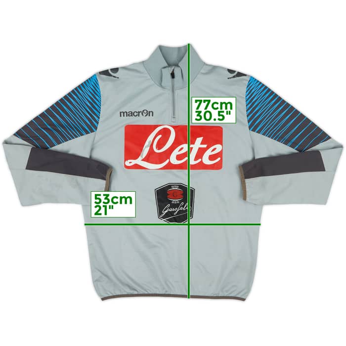 2014-15 Napoli Macron Training Top - 6/10 - (L)