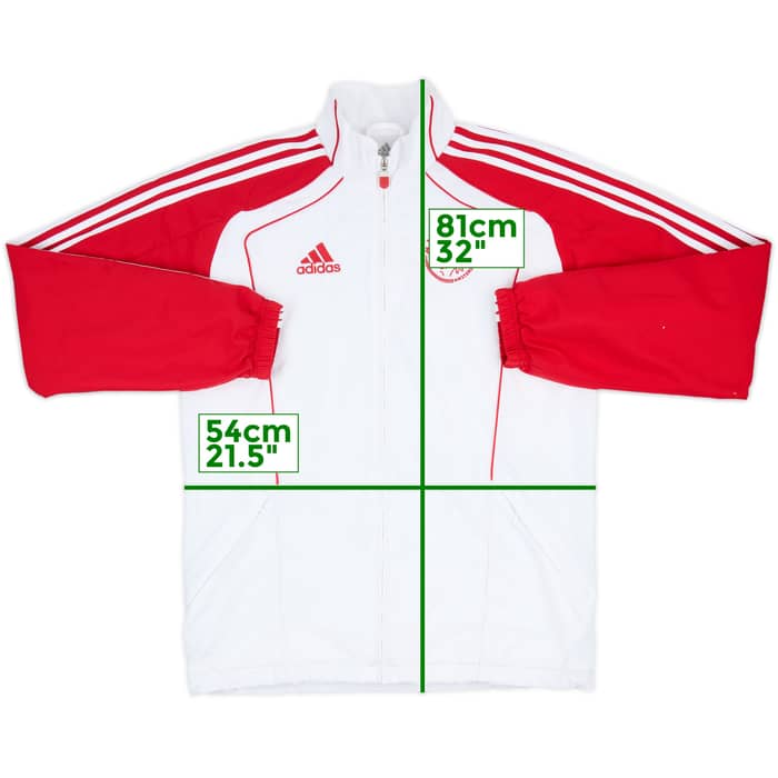 2010-11 Ajax adidas Track Jacket - 8/10 - (M)