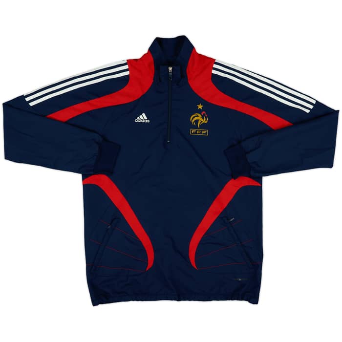 2007-08 France Player Issue Formotion 1/4 Zip Drill Top - 8/10 - (L)