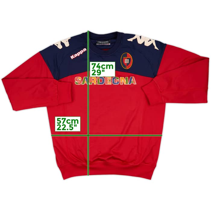 2012-13 Cagliari Kappa Sweat Top - 6/10 - (XXL)