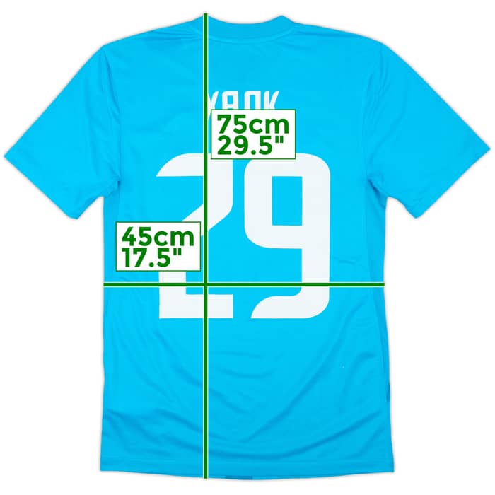 2012-13 Zenit St. Petersburg Home Shirt Hulk #29 - 9/10 - (S)