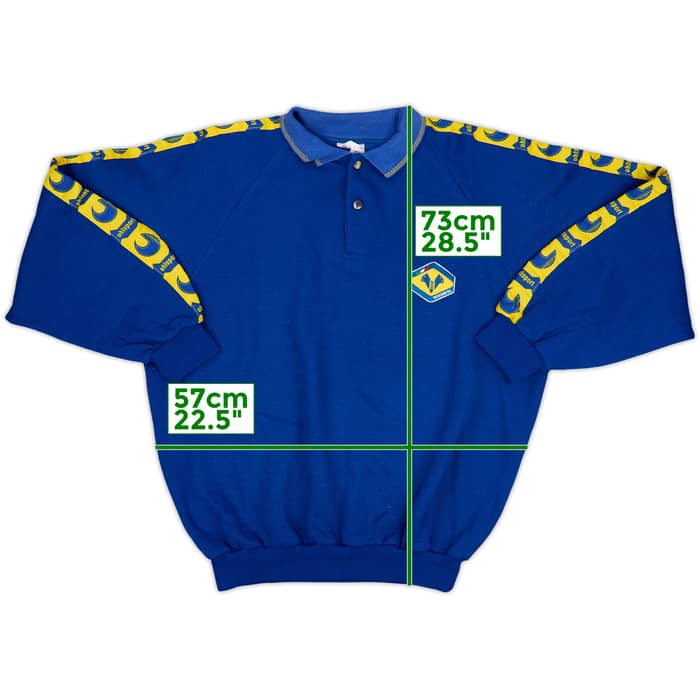 1993-94 Hellas Verona Uhlsport Polo L/S Shirt - 8/10 - (XL)