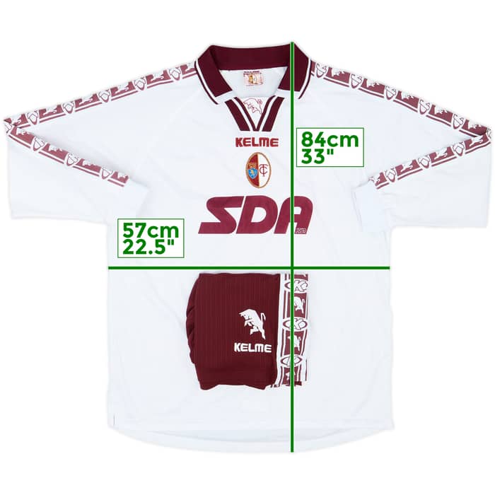 1999-00 Torino Away L/S Shirt & Shorts - 10/10 - (L)