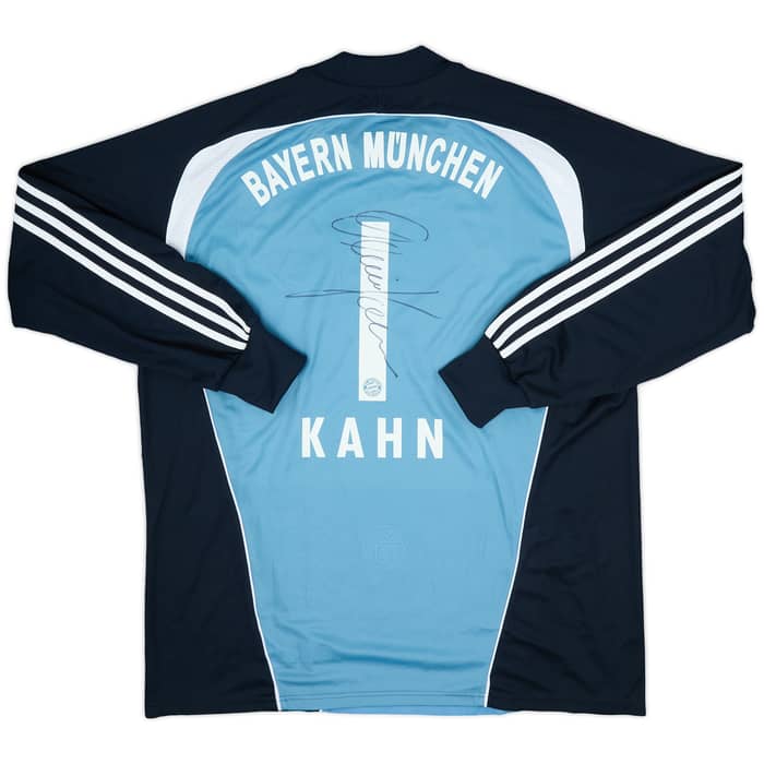 2007-08 Bayern Munich Signed GK Shirt Kahn #1