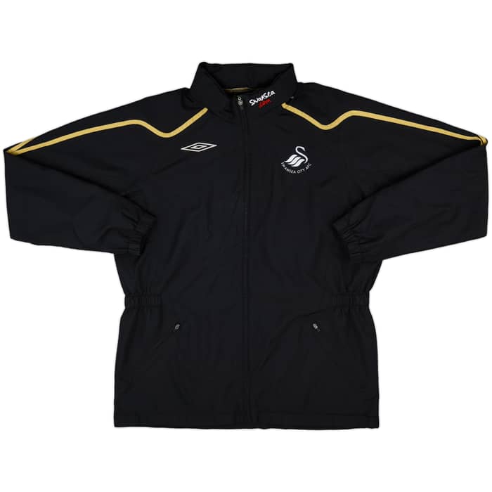 2008-09 Swansea Umbro Hooded Rain Jacket - 8/10 - (L)