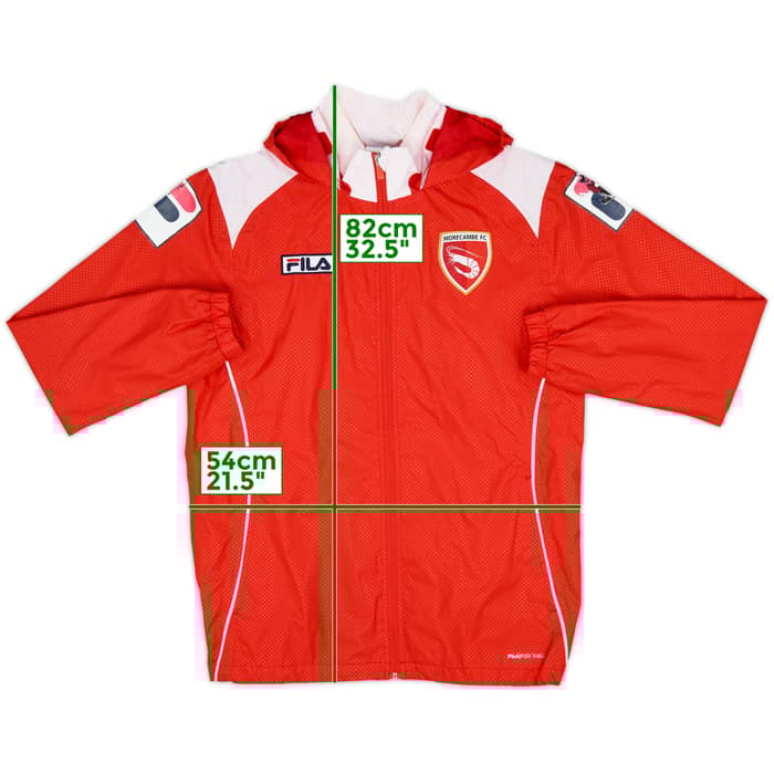 2012-13 Morecambe Fila Hooded Rain Jacket - 6/10 - (S)