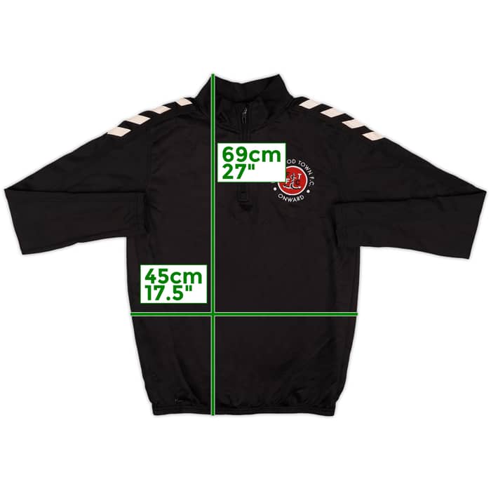 2018-19 Fleetwood Hummel 1/4 Zip Training Top - 4/10 - (XL)