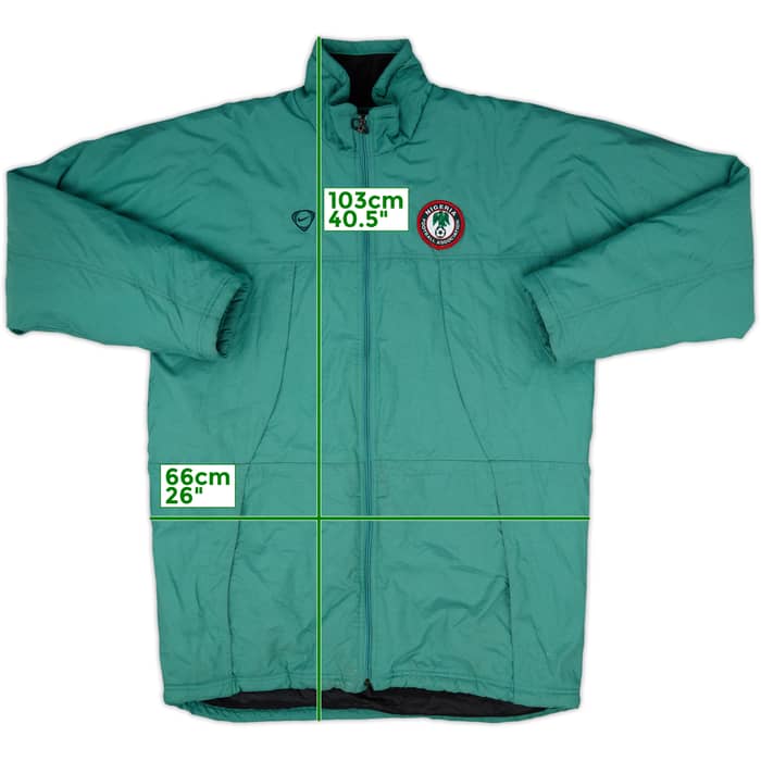 2000-01 Nigeria Nike Padded Bench Coat - 8/10 - (L)