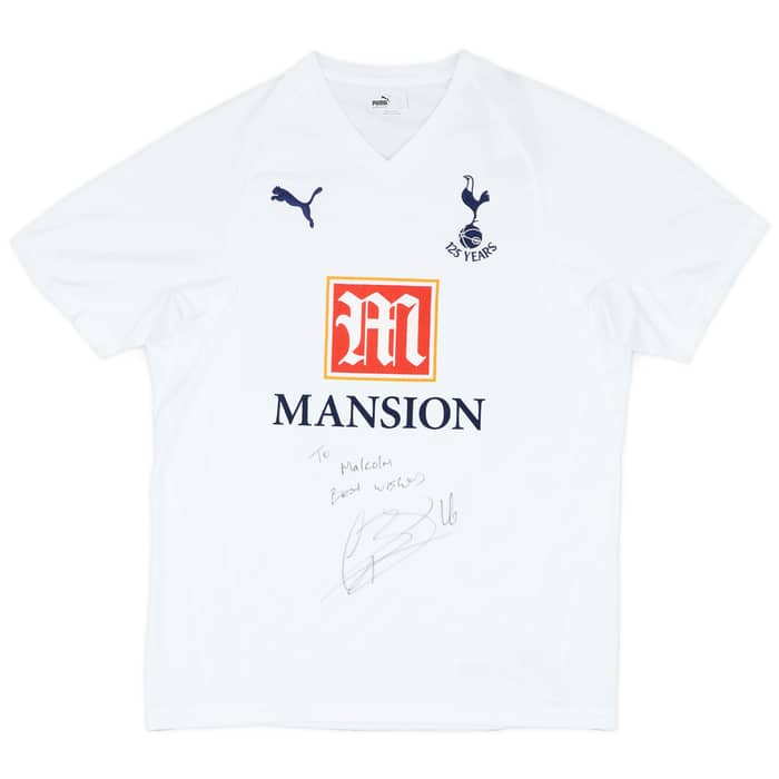 2007-08 Tottenham Signed Home Shirt (Bale)