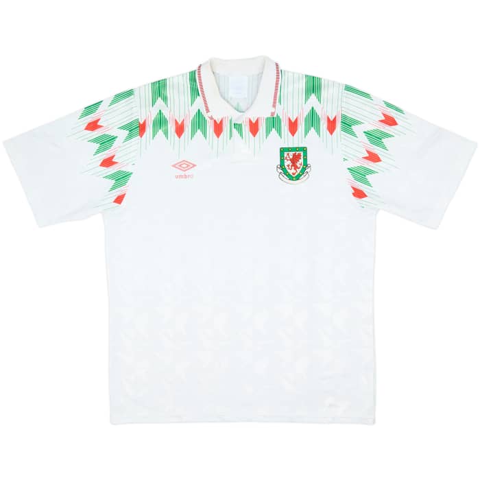 1990-92 Wales Away Shirt - 5/10 - (L)