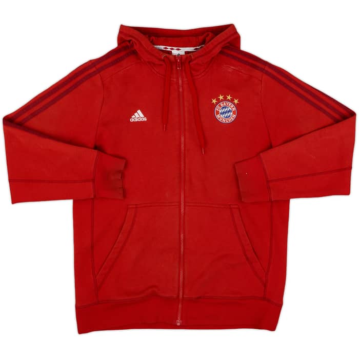 2015-16 Bayern Munich adidas Hooded Track Jacket - 7/10 - (L)