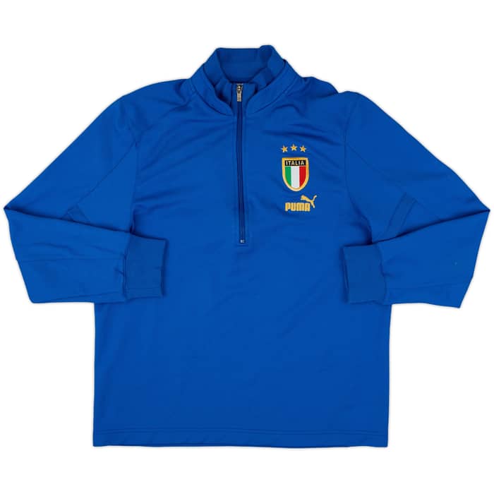 2004-06 Italy Puma 1/2 Zip Drill Top - 8/10 - (L)