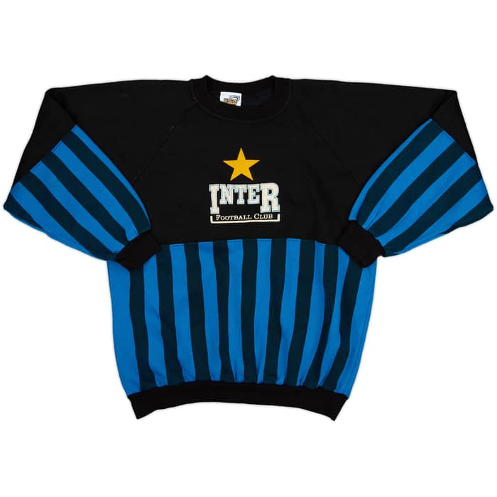 1990-91 Inter Milan Le Felpe Dei Grandi Club Sweat Top - 7/10 - (M)