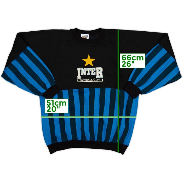1990-91 Inter Milan Le Felpe Dei Grandi Club Sweat Top - 7/10 - (M)