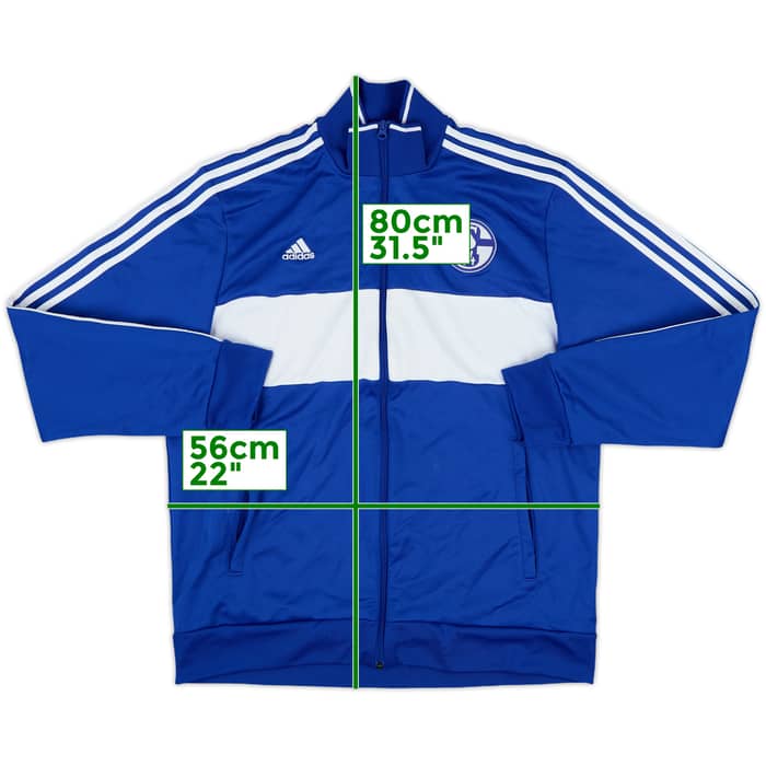 2017-18 Schalke adidas Track Jacket - 7/10 - (XL)