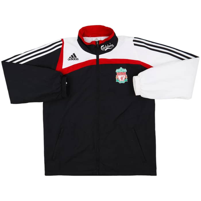 2007-08 Liverpool adidas Track Jacket - 8/10 - (L)