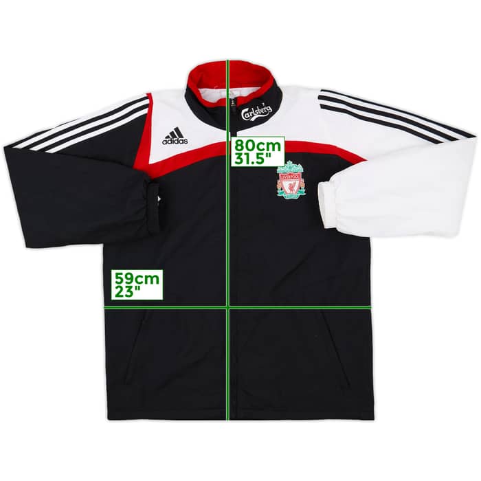 2007-08 Liverpool adidas Track Jacket - 8/10 - (L)