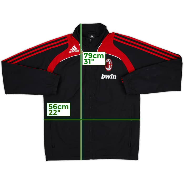 2008-09 AC Milan adidas Track Jacket - 8/10 - (M)