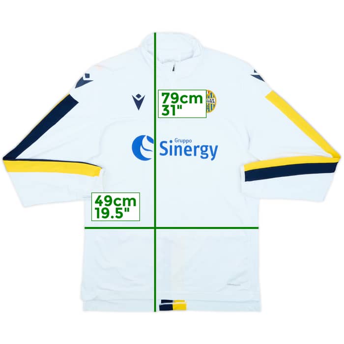2019-20 Hellas Verona Macron 1/4 Zip Drill Top - 8/10 - (L)