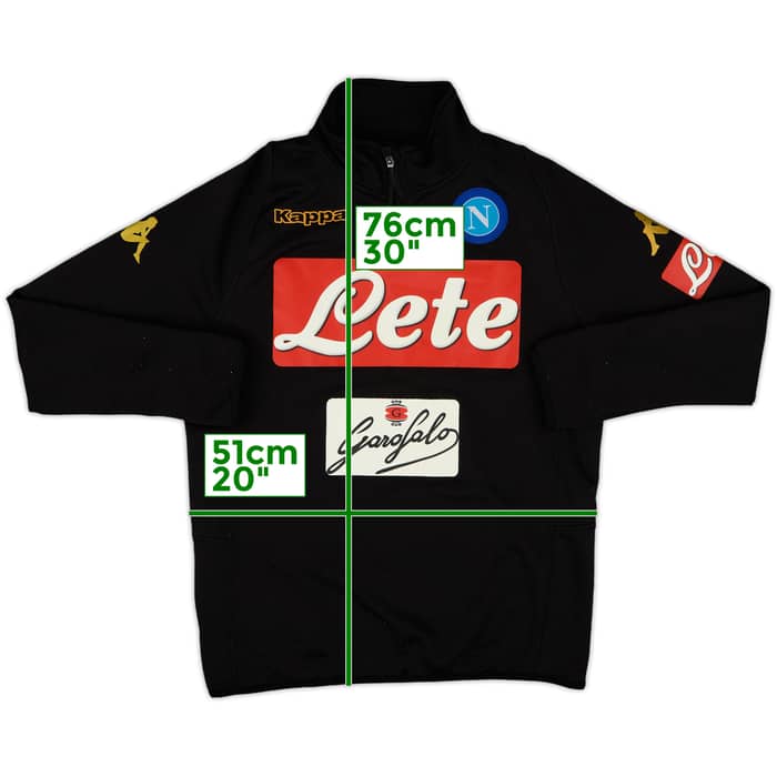 2016-17 Napoli Kappa 1/4 Zip Drill Top - 4/10 - (L)