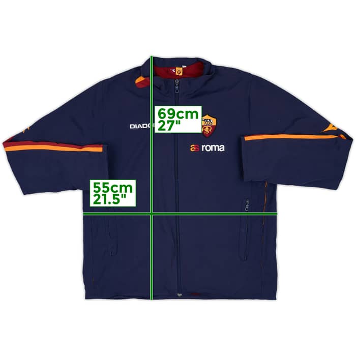 2005-06 Roma Diadora Track Jacket - 9/10 - (L)