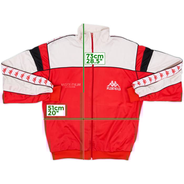 1988-90 AC Milan Kappa Track Jacket - 6/10 - (M)