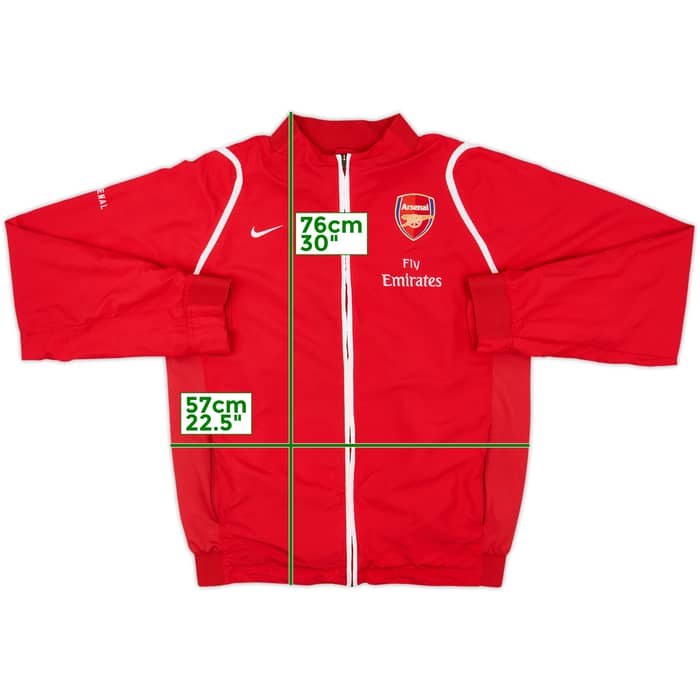 2006-07 Arsenal Nike Track Jacket - 8/10 - (XL)