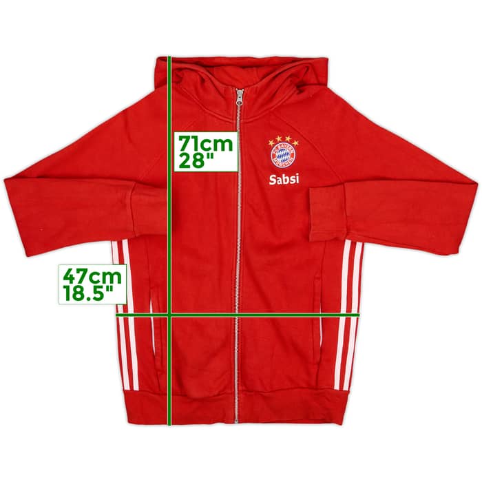 2016-17 Bayern Munich Fanclub adidas Hooded Track Jacket - 8/10 - (S.Boys)