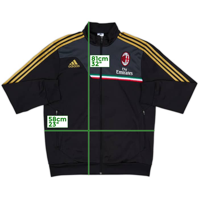 2013-14 AC Milan adidas Track Jacket - 9/10 - (L)