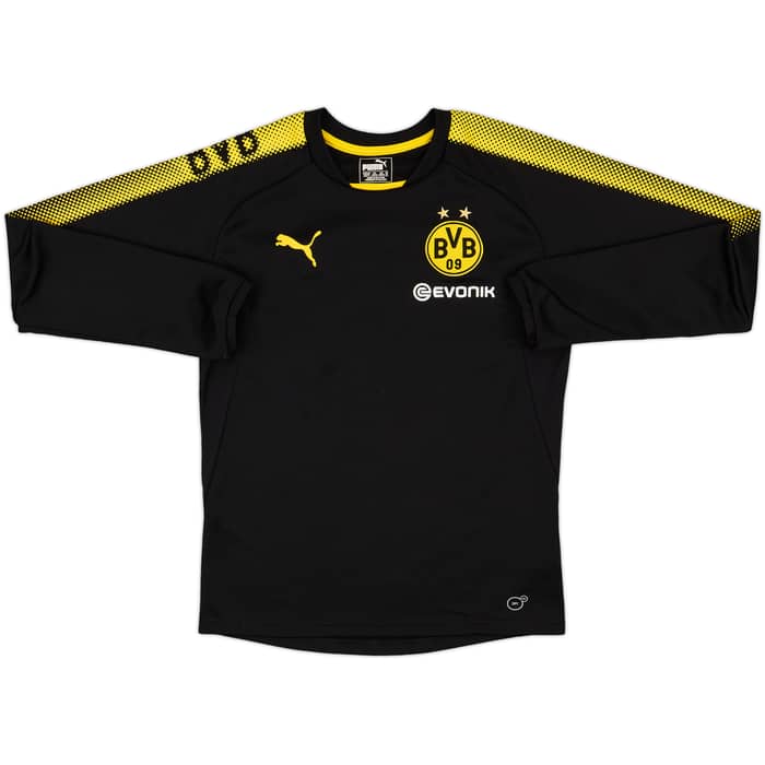 2017-18 Borussia Dortmund Puma Sweat Top - 8/10 - (XS)
