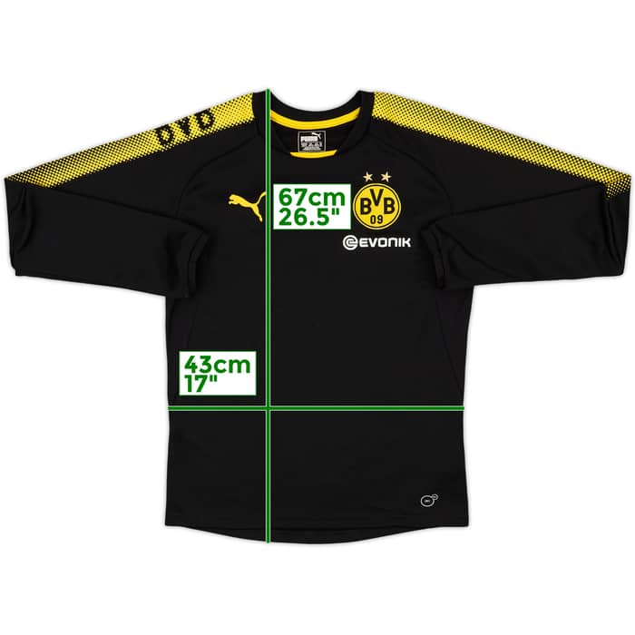 2017-18 Borussia Dortmund Puma Sweat Top - 8/10 - (XS)