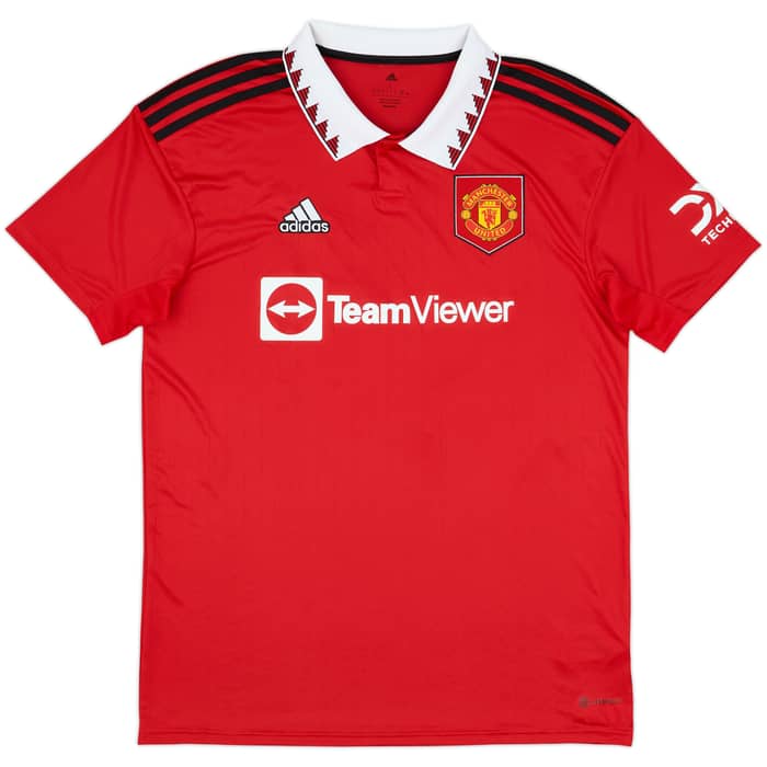 2022-23 Manchester United Home Shirt Antony #21 - 8/10 - (L)