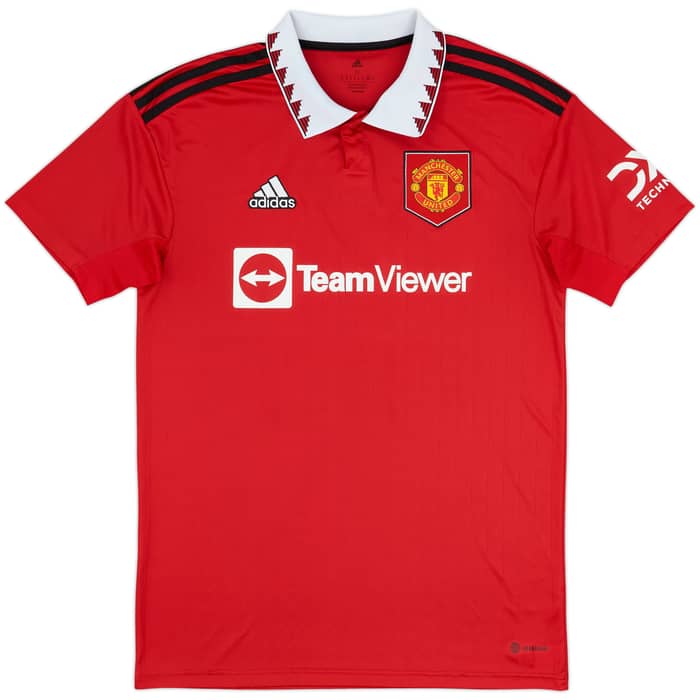 2022-23 Manchester United Home Shirt Antony #21 - 8/10 - (M)