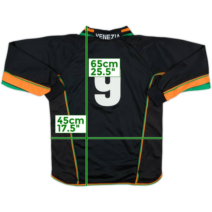 2001-03 Venezia Match Issue Home L/S Shirt #9