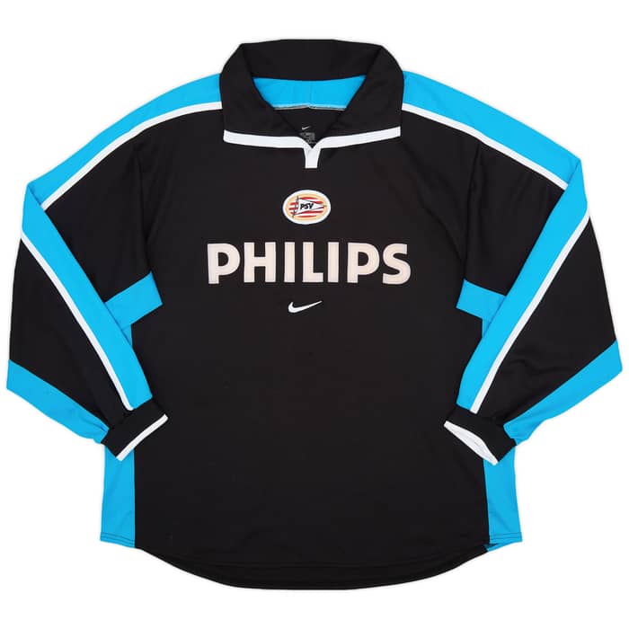 1999-01 PSV Player Issue Away L/S Shirt V.Nistelrooy #8 - 8/10 - (XL)