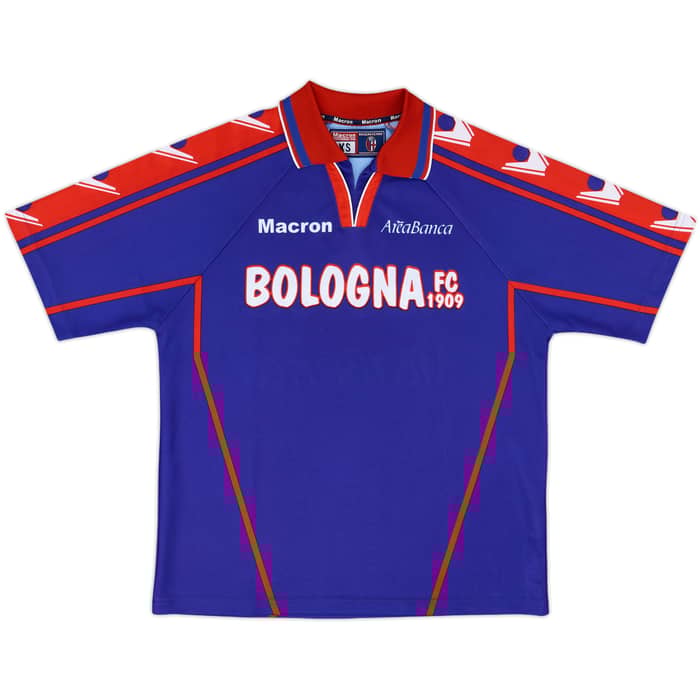2001-03 Bologna Macron Training Shirt - 9/10 - (XS)