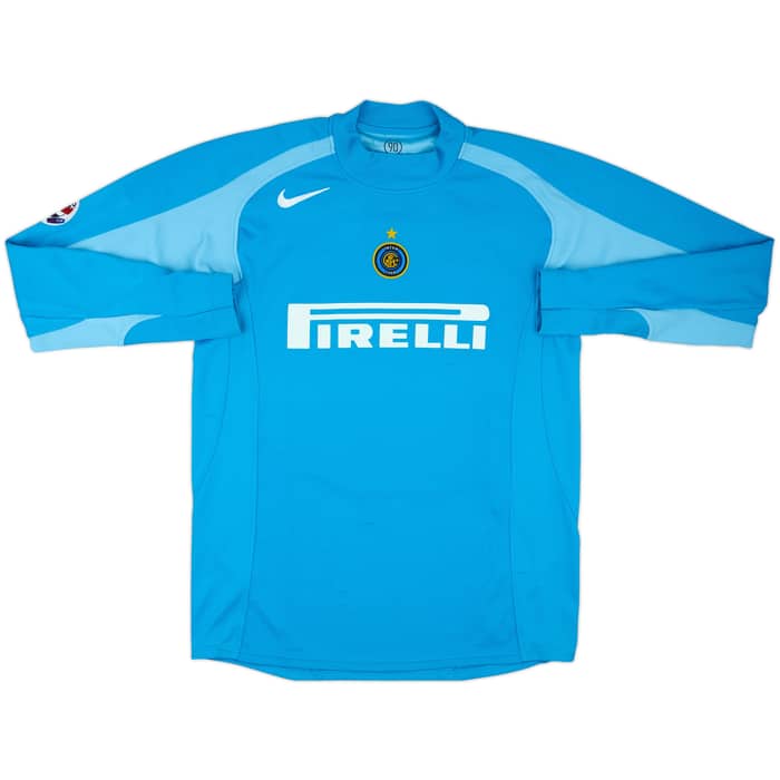 2004-05 Inter Milan Match Issue GK Shirt Carini #15