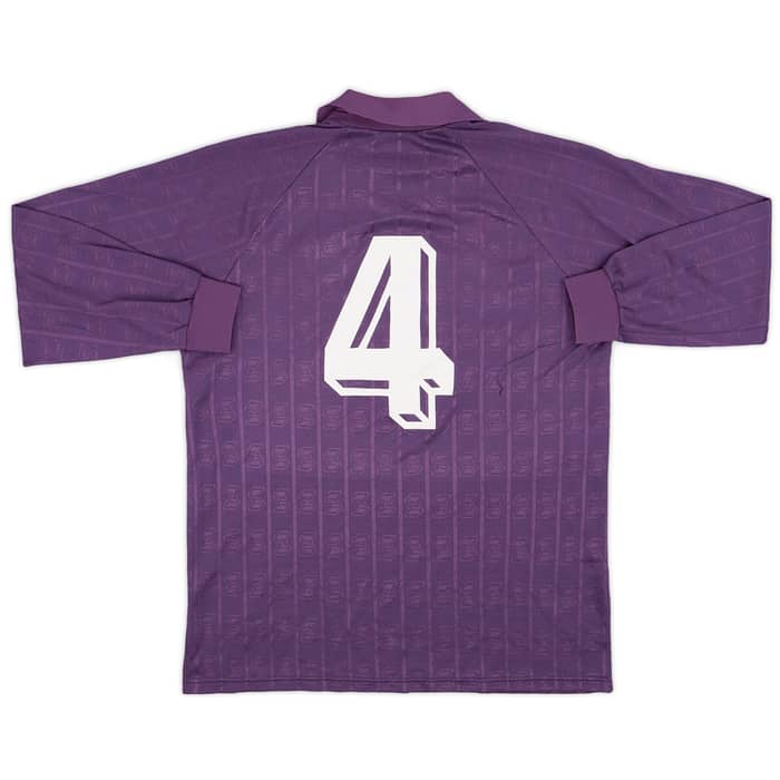 1988-90 Fiorentina Match Issue Home L/S Shirt #4