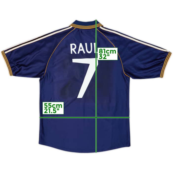 1998-99 Real Madrid Third Shirt Raul #7 - 4/10 - (L)