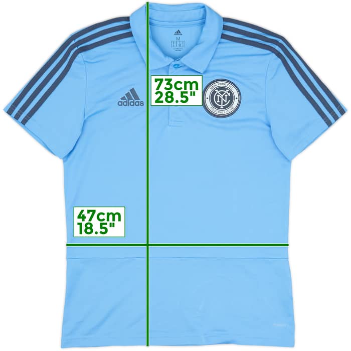 2017-18 New York City FC adidas Polo Shirt - 9/10 - (M)