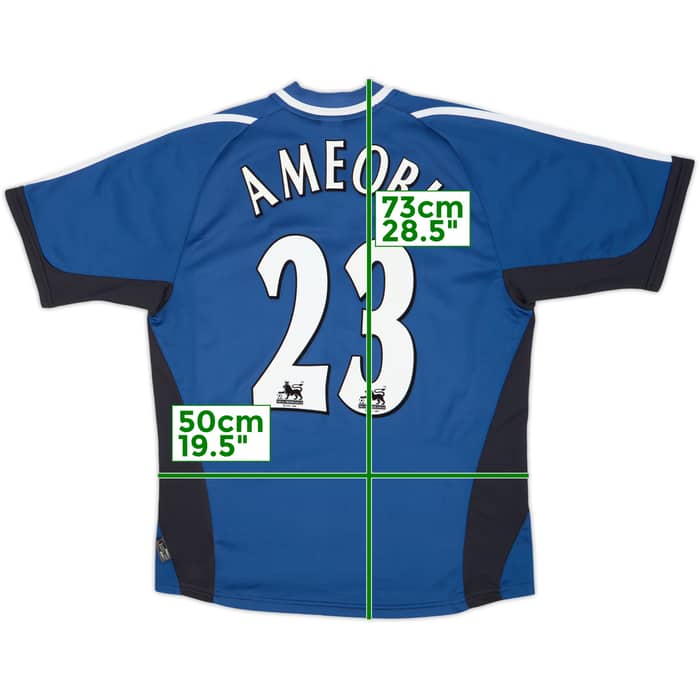 2001-02 Newcastle Away Shirt Ameobi #23 - 6/10 - (M)