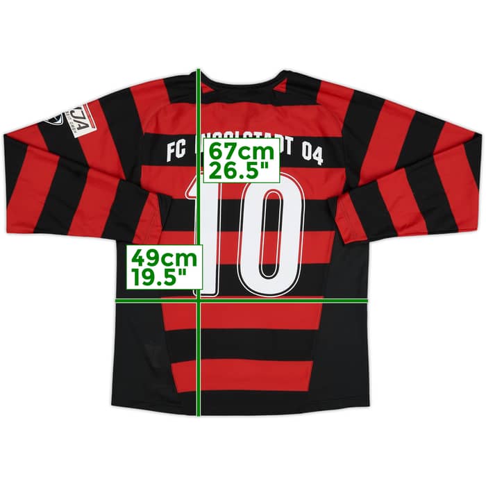 2007-08 FC Ingolstadt Home L/S Shirt #10 - 6/10 - (S)