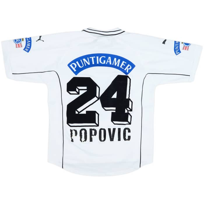 1999-00 Sturm Graz Home Shirt Popovic #24 - 5/10 - (S)