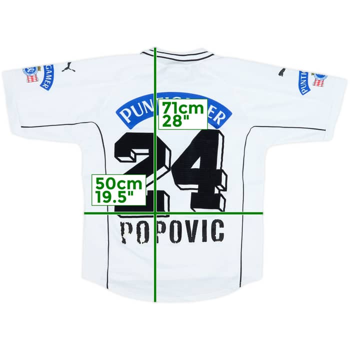 1999-00 Sturm Graz Home Shirt Popovic #24 - 5/10 - (S)