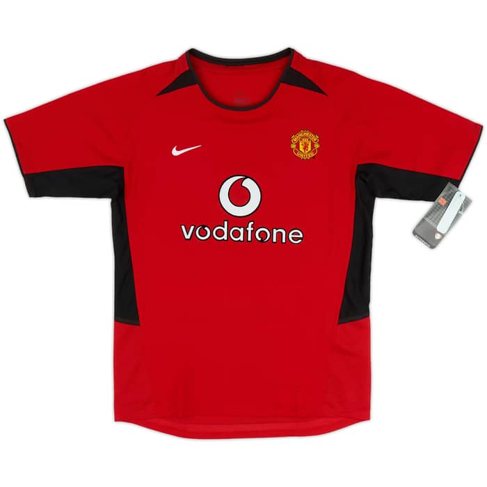 2002-04 Manchester United Home Shirt Ronaldo #7 (L.Boys)