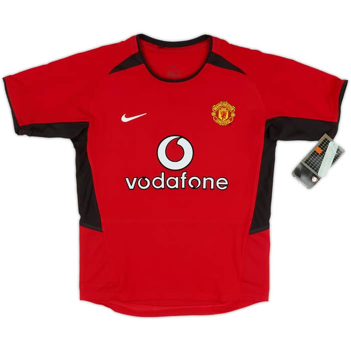 2002-04 Manchester United Home Shirt Beckham #7 (S.Boys)