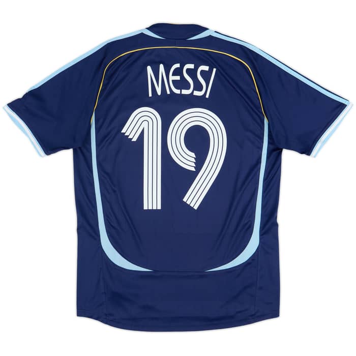 2006-07 Argentina Away Shirt Messi #19 - 5/10 - (L)
